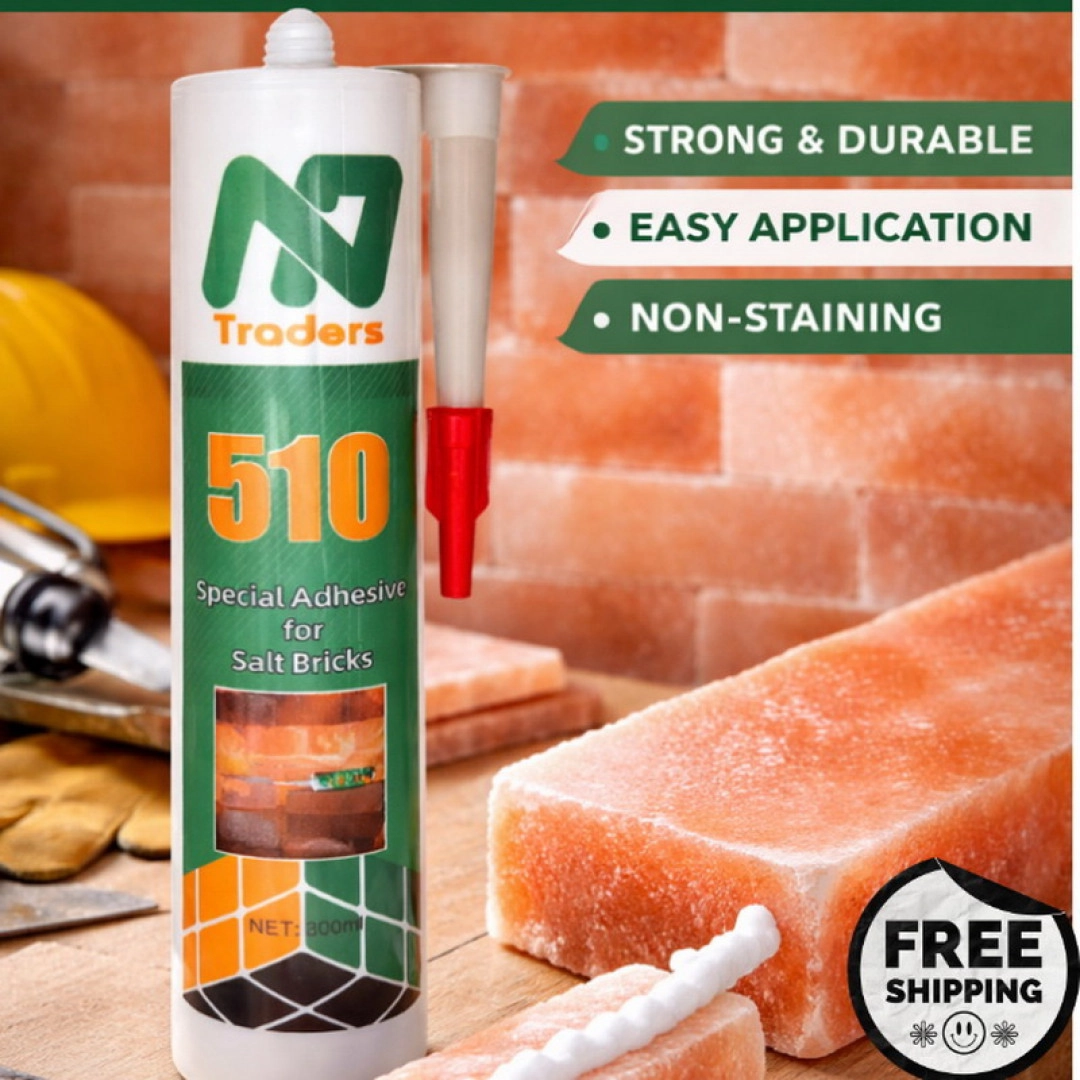 Himalayan Salt Brick Installation Adhesive – Waterproof Adhesive For Salt Tiles and Bricks