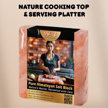 Himalayan Pink Salt Cooking Block 8 x 8 x 2