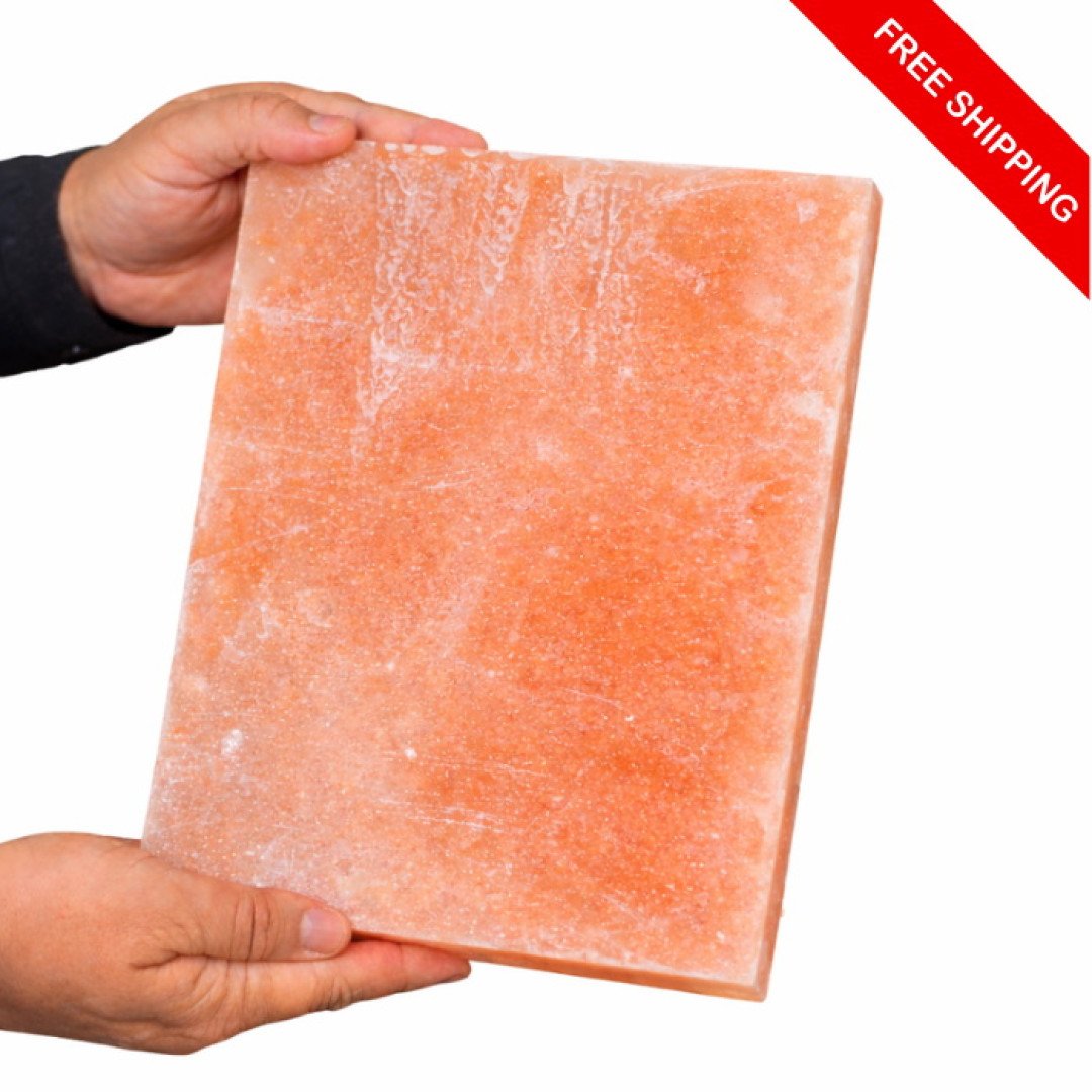 Salt Cooking Block 12×8×1.5 – Natural Salt Slab for BBQ & Grilling