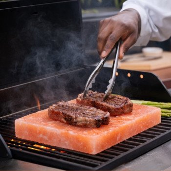 Salt Cooking Block 12×8×1.5 – Natural Salt Slab for BBQ & Grilling