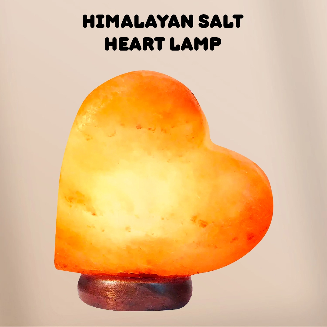 Heart Shaped Himalayan Salt Lamp