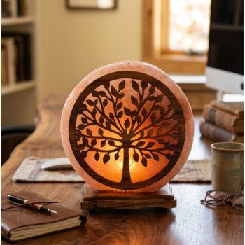 3D Tree of Life Himalayan Salt Lamp