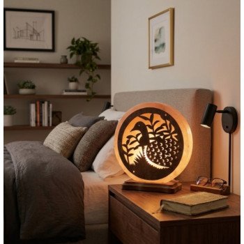 3D Goose in The Brush Himalayan Salt Lamp
