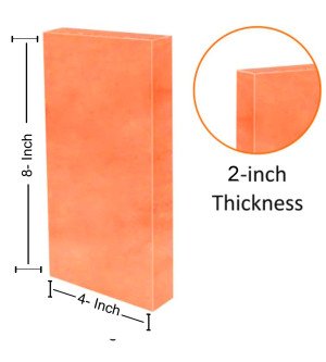 Himalayan Salt Bricks 8" x 4" x 2" - Pack of 1000