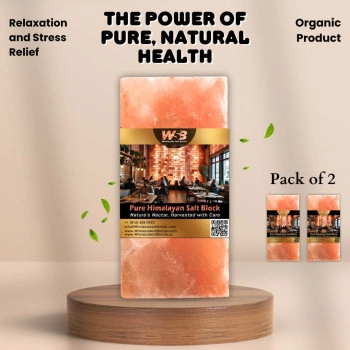 Himalayan Salt Bricks 8" x 4" x 2" - Pack of 2