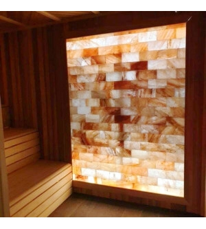 Himalayan Pink Salt Tiles 8×4×0.75 – Hand-Cut Natural Salt Brick for Salt Wall Installations