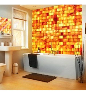Pink Salt Tiles 8x4x1 | Natural Salt Block for Spa & Décor
