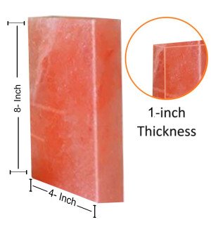 Himalayan Salt Bricks 8" x 4" x 1" - Pack of 500