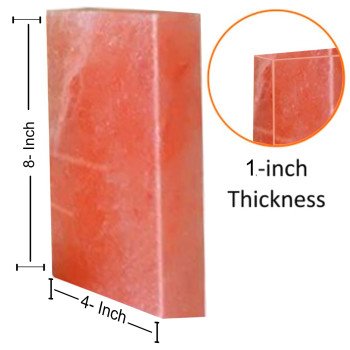 Himalayan Salt Bricks 8" x 4" x 1" - Pack of 1