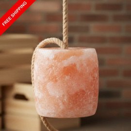 Himalayan Salt Lick Block on Rope(4-5 lbs each) Ho..