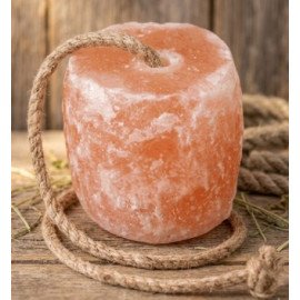 Himalayan Salt Lick Block on Rope (4–5 lbs each) –..