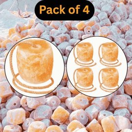 Pack of 4 Himalayan Lick Salt Blocks for Livestock
